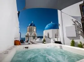 Santo Blue Horizon Blue domes view