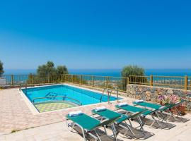 Maroulas Villas Ioanna & Stavros, stunning views, By ThinkVilla，位于马鲁拉斯的度假短租房