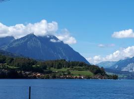 Berner Oberland Am Thunersee，位于Därligen的公寓