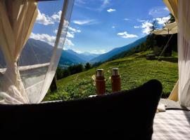 Naturlodge Gadestatt，位于Loch的豪华帐篷