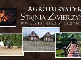 Agroturystyka Stajnia Zwierzyniec，位于MiędzychódStadium Miedzychod附近的酒店