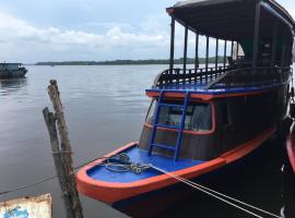 Orangutan Houseboat Park Tanjung Puting，位于庞卡兰布翁的船屋