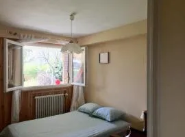 Chambre avec vue sur jardin