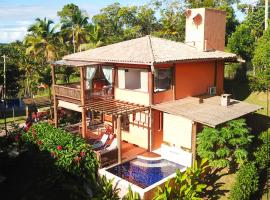 Linda casa em Itacaré Bahia，位于伊塔卡雷普林哈海滩附近的酒店