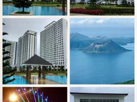 TAGAYTAY WIND CONDO, 4pax,3BEDS,FF,AC WIFI，位于大雅台的海滩短租房