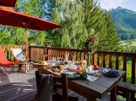 La Cabane de Serre-Chevalier, dans un esprit chalet, commune de Le Monêtier-les-Bains