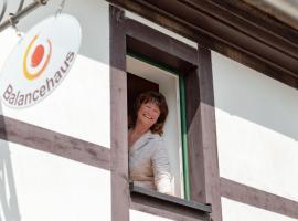 Balancehaus Kohren-Sahlis, dein Kurhaus in Sachsen，位于Kohren-Sahlis格南斯泰因城堡附近的酒店