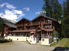 阿尔卑斯霍夫酒店，位于上瓦尔德罗纳河冰川附近的酒店