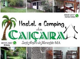 Hostel e Camping Caiçara，位于圣阿马鲁的露营地