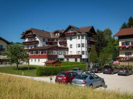 Hotel Alpenblick Attersee-Seiringer KG，位于阿特湖的带停车场的酒店