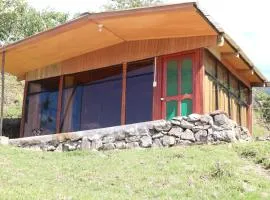 Llactapata Lodge overlooking Machu Picchu - camping - restaurant