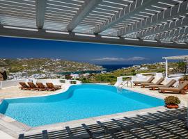 9 Muses Villas Mykonos，位于奥诺斯的酒店