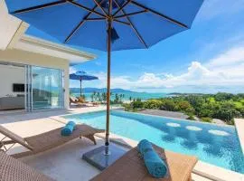 Single Level BEACHSIDE VILLA - BB2 - at BAYSIDE LUXURY VILLAS Samrong Bay Beach, 3 BED 4 BATH, SEA and SUNSET VIEWS, only 200m walk to the Beach