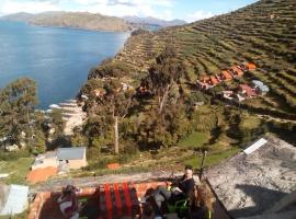 Las Cabañas Lodge，位于Isla de Sol的酒店