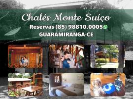 Monte Suiço - Chalés para locação，位于瓜拉米兰加的山林小屋