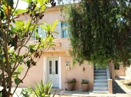 house in the village near the sea