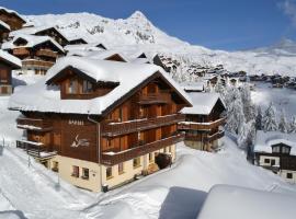 斯拉朗酒店，位于贝特默阿尔卑阿尔马腾1号滑雪缆车附近的酒店