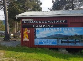 Lesjaskogsvatnet Camping，位于LesjaskogReinheimen National Park附近的酒店