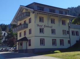 Pension Edelweiss - Bergdorf Gargellen 1423m - Park, Sleep & Hike，位于加尔盖伦的酒店