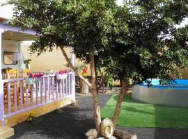 Chalet en oasis privado，位于La Vegueta的木屋