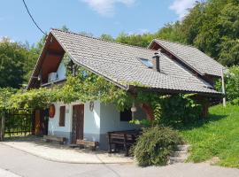 Zidanica Meglič - Vineyard cottage Meglič，位于Trebnje的乡村别墅