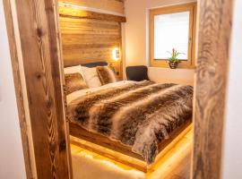 Palace Luxury Wellness Apartment and Boutique Hotel Ski-in-out，位于萨斯费的酒店