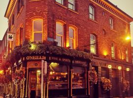 欧尼尔斯维多利亚酒吧及联排别墅酒店，位于都柏林EPIC爱尔兰移民博物馆附近的酒店