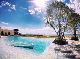 3BR Seaview/HighFloor/Veranda Residence Pattaya，位于乔木提恩海滩的家庭/亲子酒店