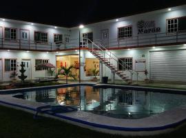 Hotel Villa Marán Chachalacas Ambiente Familiar，位于查察拉卡斯的酒店