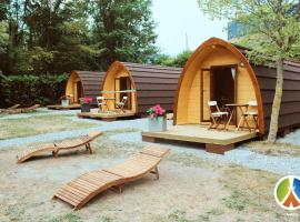 Camping lago 3 comuni，位于Alesso的豪华帐篷