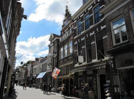 Hanzestadslogement De Leeuw, in het centrum, met een binnenplaats, kamers met badkamer en toilet en een keukentje，位于迪温特的酒店