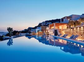 Katikies Mykonos - The Leading Hotels of the World，位于圣爱奥尼斯米科诺斯的Spa酒店