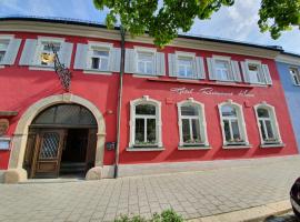 Hotel & Restaurant Krone，位于Rehau的酒店