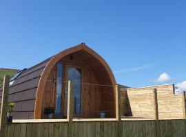 Lilly's Lodges Orkney Butterfly Lodge，位于Finstown的山林小屋
