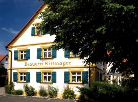 瑞特码尔兰德伽斯豪夫酒店，位于Hallerndorf的浪漫度假酒店