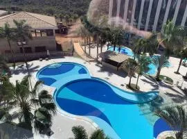 Flat Barretos Thermas dentro do Parque do Peão no Barretos Park - suíte luxo