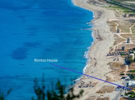 Rontos House, seaside，位于雷夫卡达镇圣洛尼斯海滩附近的酒店