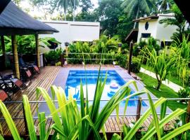 Siargao Sunset Bay Beach Villas，位于卢纳将军城的自助式住宿