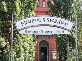 Brauhaus in Spandau，位于柏林施潘道老城地铁站附近的酒店