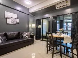 T5 2 Bedrooms/6guests/full kitchen/1 min to BTS