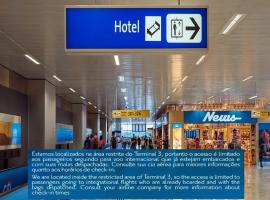 TRYP BY WYNDHAM São Paulo Airport - Hotel de Transito Terminal 3 -Lado Ar - Área restrita á passageiros já embarcados - Piso 1，位于瓜鲁柳斯Unifesp -Guarulhos Campi附近的酒店