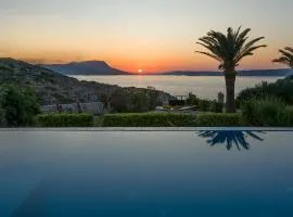 Villa Koutalas - Majestic Sunsets over the Pool