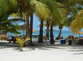 棕榈滩别墅度假村，位于瓜隆岛的度假村