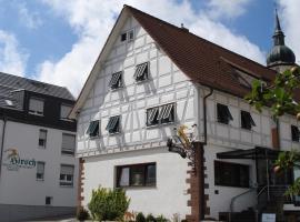 Hotel - Restaurant Hirsch，位于Heimsheim的酒店