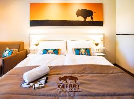 Residence Safari Resort - Bison Lodge，位于Borovany的酒店
