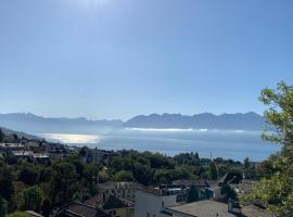 New Luxury Lake view Apartment - Lausanne，位于洛桑的酒店