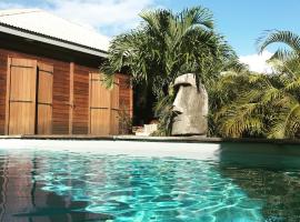 Villa Moai 974，位于圣勒斯特拉马图提纳博物馆附近的酒店
