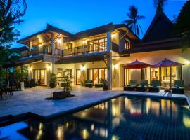 Beachfront Resort Villa Baan Lotus 4BR，位于拉迈的酒店