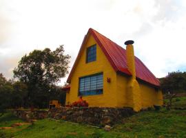 Chalet Guatavita - Tominé. La Casa Amarilla，位于瓜塔维塔的度假屋