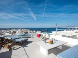 Mykonos Panorama with Private Terrace & Sea View